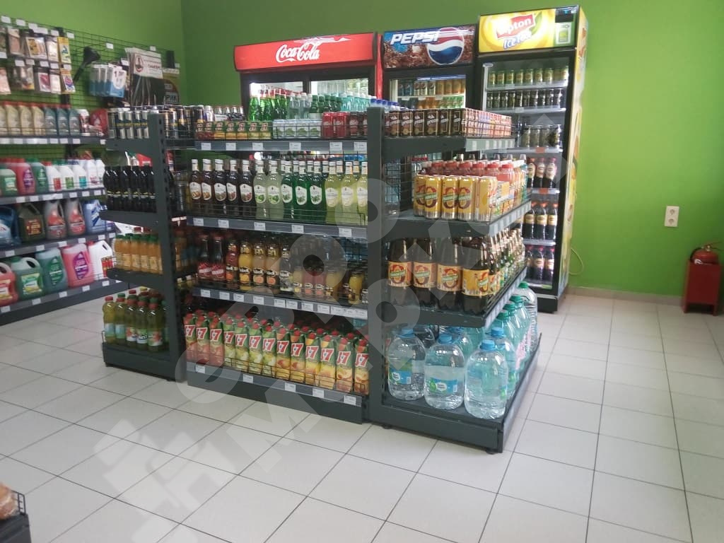 Стеллаж сетчатый торцевой